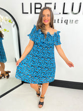 The Flora - Leopard Print Ruffle Dress